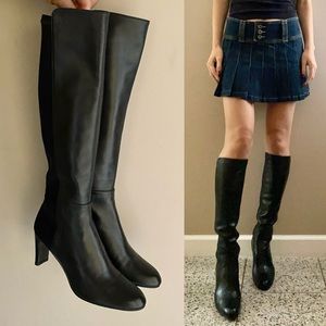 Elegant Black Knee-High Women's Boots